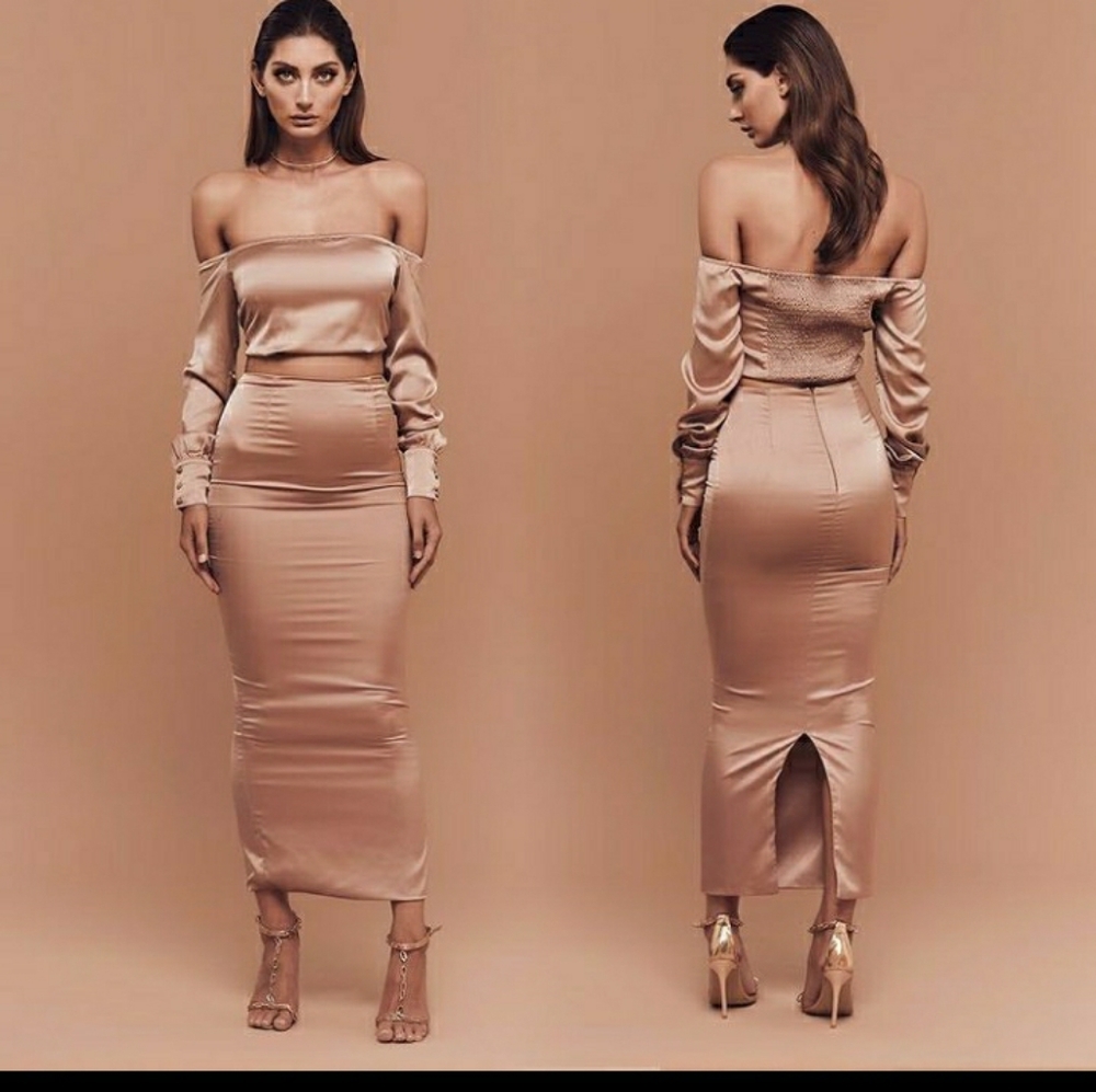 Silk skirt